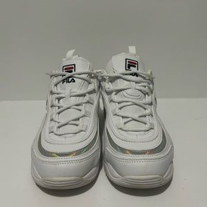 FILA Ray Women’s White Sneakers Sz 9
